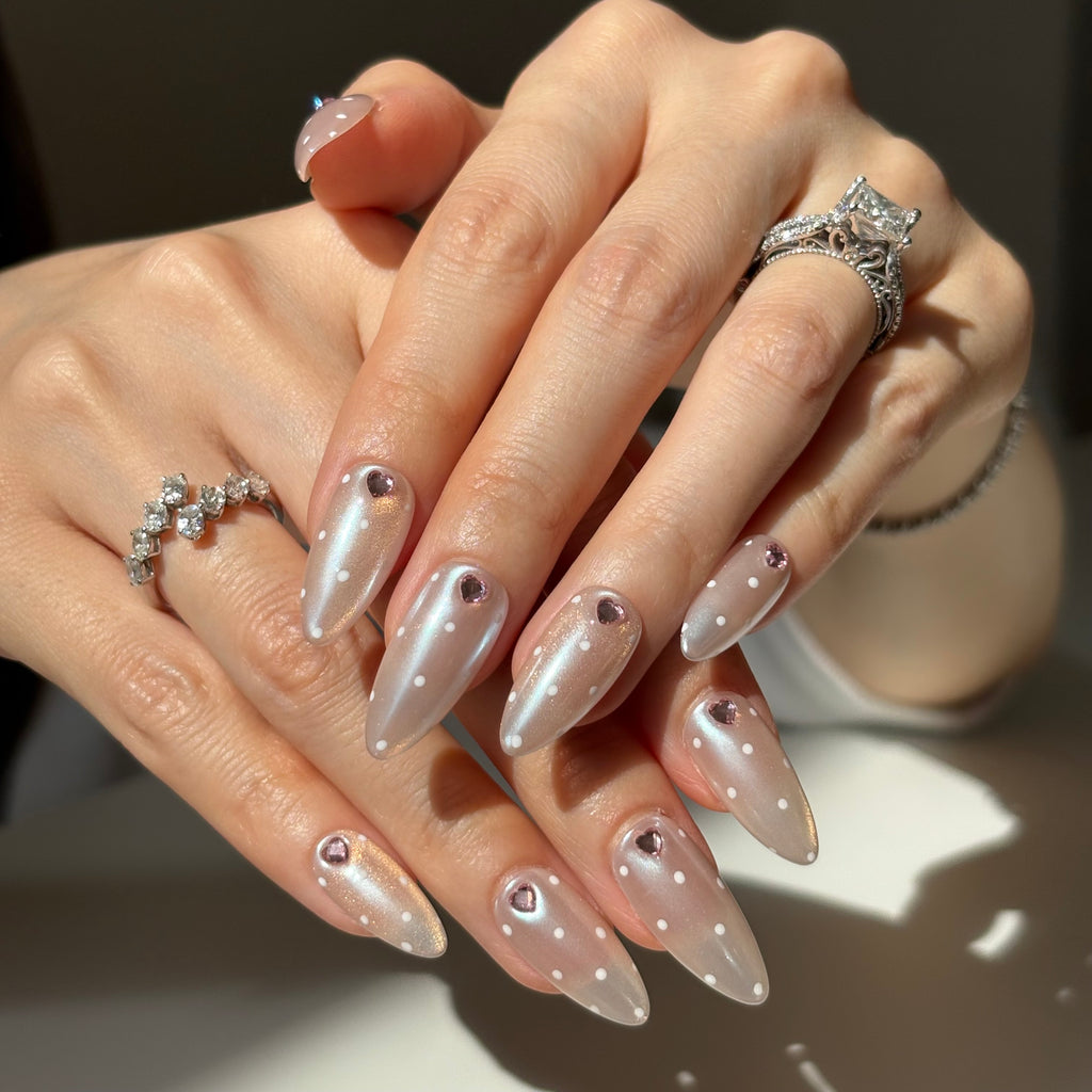 Pink Diamond & Polka Dots