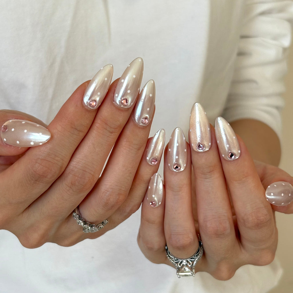 Pink Diamond & Polka Dots