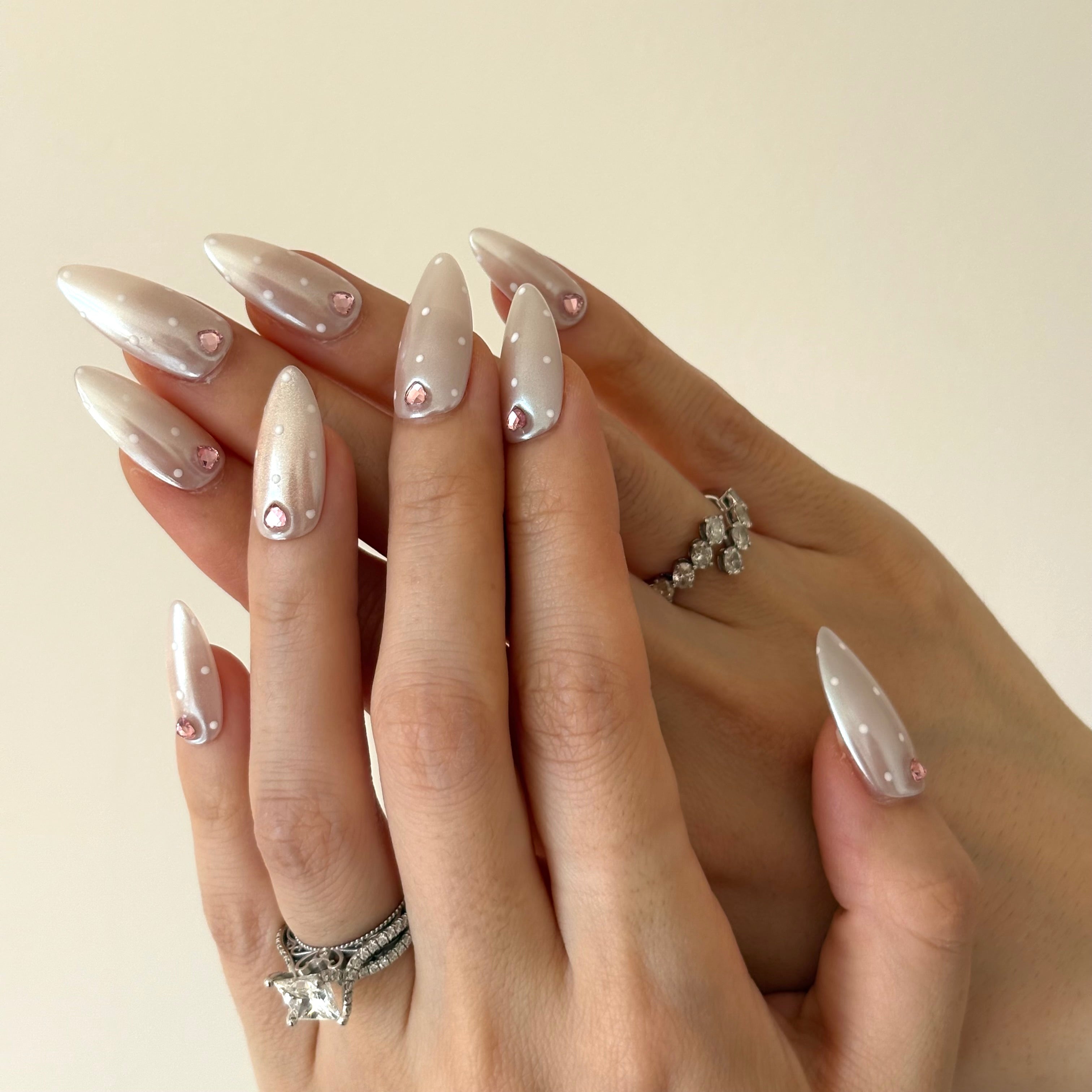 Pink Diamond & Polka Dots