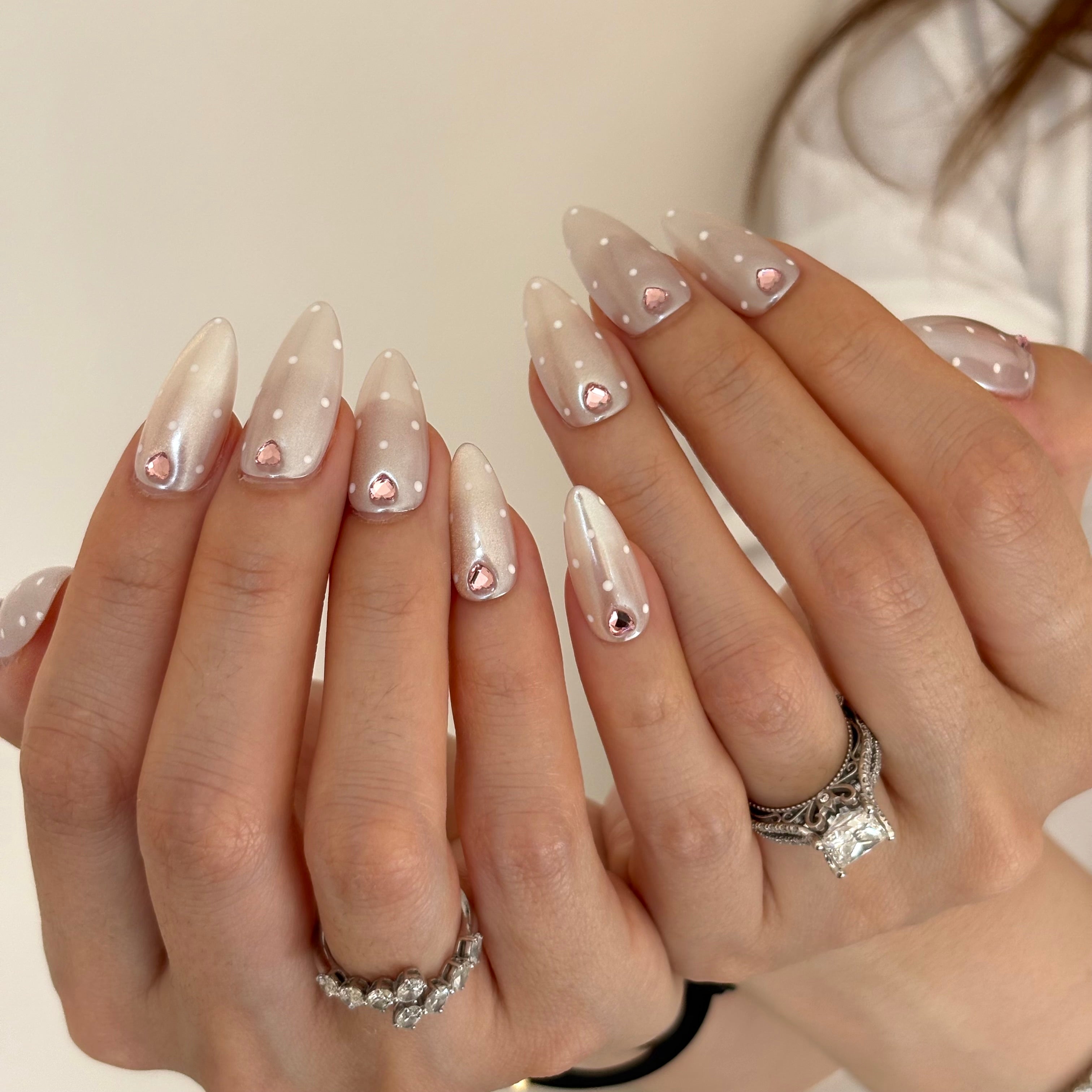 Pink Diamond & Polka Dots